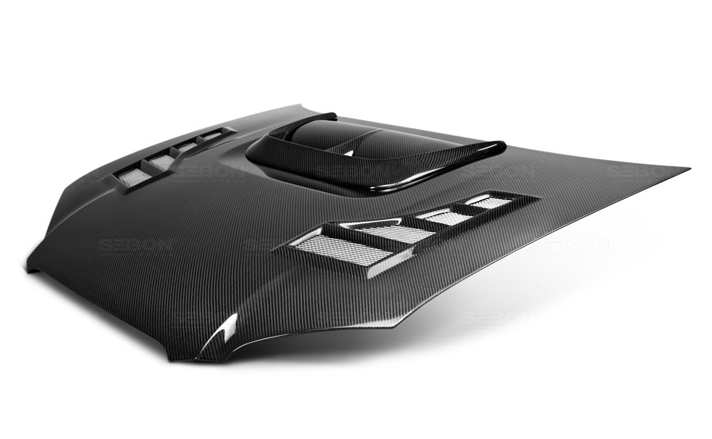 Seibon Carbon HD0405SBIMP-CW CW-style Carbon Fiber Hood For 2004-2005 Subaru Impreza/WRX/STi