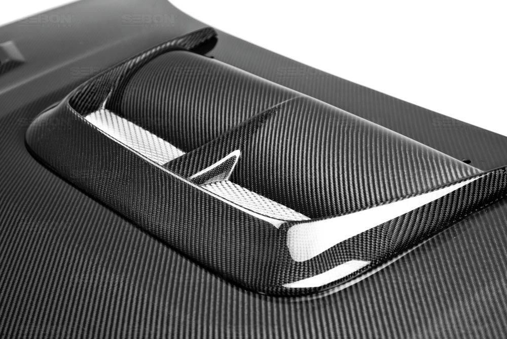 Seibon Carbon HD0405SBIMP-CW CW-style Carbon Fiber Hood For 2004-2005 Subaru Impreza/WRX/STi