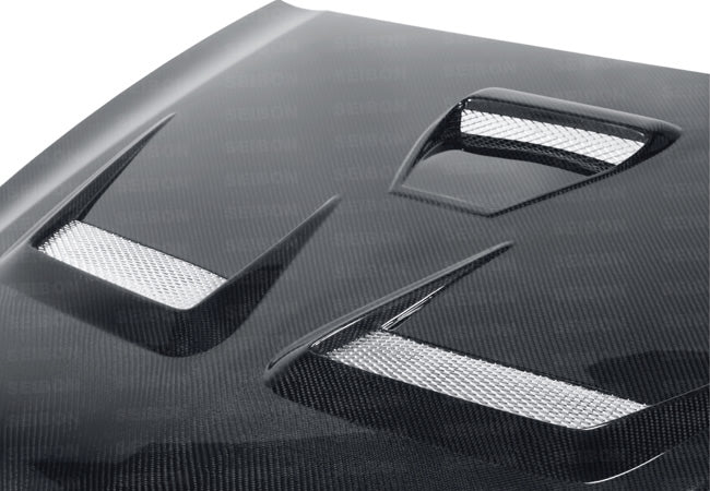 Seibon Carbon HD0408ACTL-CW CW-style Carbon Fiber Hood For 2004-2008 Acura TL