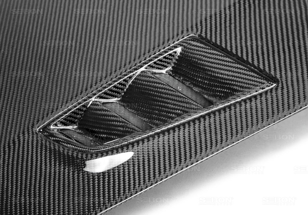 Seibon Carbon HD0607HDCV4D-MGII MGII-style Carbon Fiber Hood For 2006-2010 Honda Civic 4DR