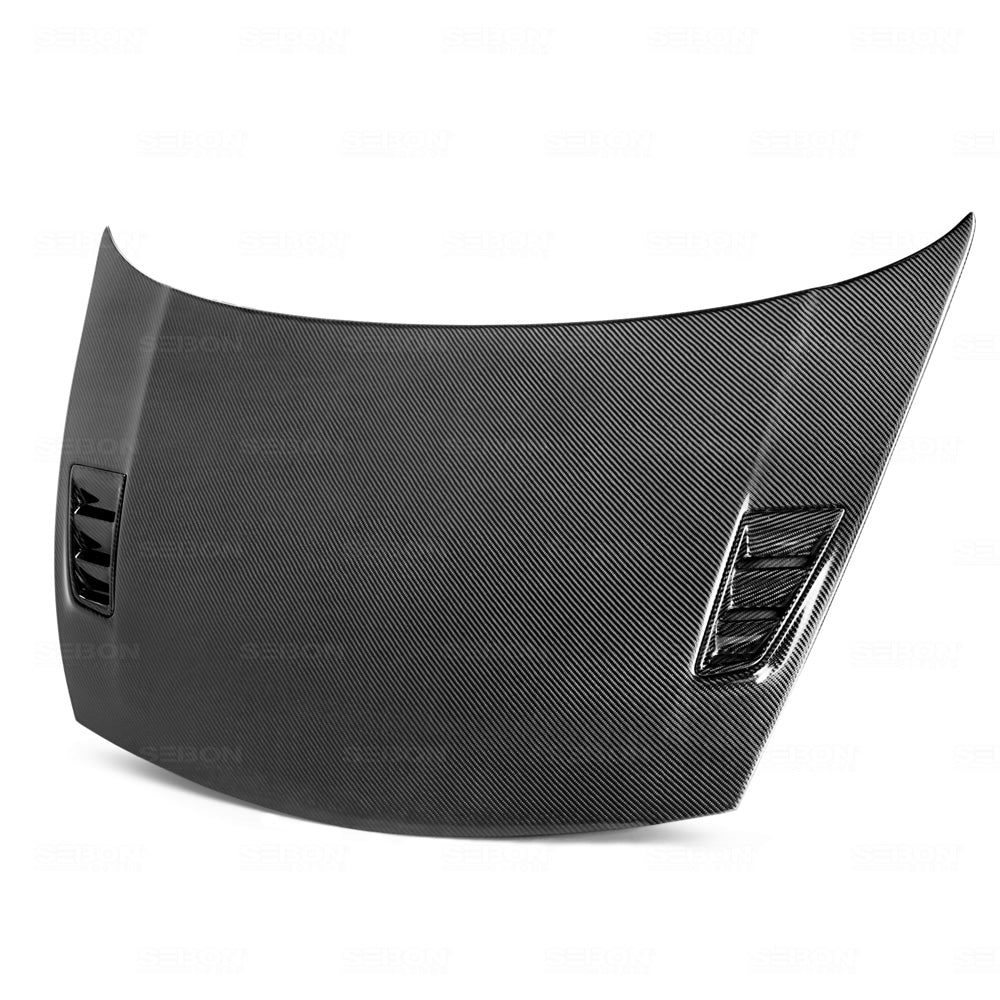 Seibon Carbon HD0607HDCV4DJ-MGII MGII-style Carbon Fiber Hood For 2006-2010 Honda Civic 4DR JDM / Acura CSX