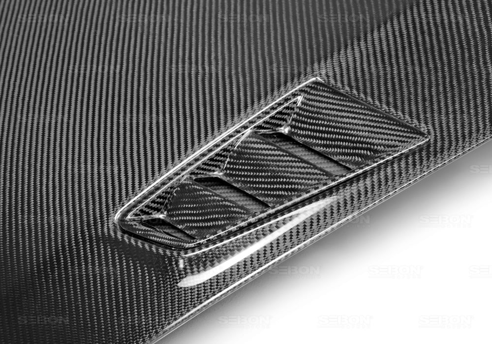 Seibon Carbon HD0607HDCV4DJ-MGII MGII-style Carbon Fiber Hood For 2006-2010 Honda Civic 4DR JDM / Acura CSX