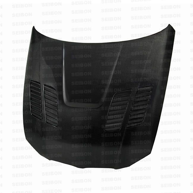 Seibon Carbon HD0708BMWE922D-GTR GTR-style Carbon Fiber Hood For 2007-2010 BMW E92 2DR Pre LCI (Louvers Are Cosmetic - They Do NOT Vent Air)