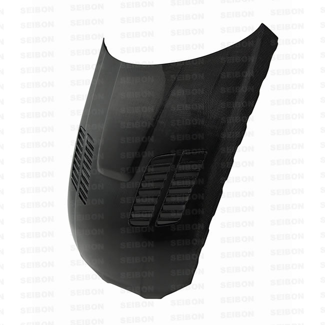 Seibon Carbon HD0708BMWE922D-GTR GTR-style Carbon Fiber Hood For 2007-2010 BMW E92 2DR Pre LCI (Louvers Are Cosmetic - They Do NOT Vent Air)