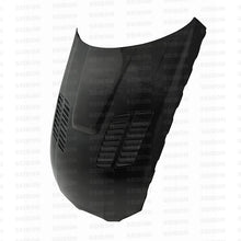 Load image into Gallery viewer, Seibon Carbon HD0708BMWE922D-GTR GTR-style Carbon Fiber Hood For 2007-2010 BMW E92 2DR Pre LCI (Louvers Are Cosmetic - They Do NOT Vent Air)