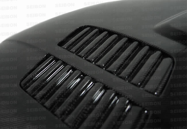 Seibon Carbon HD0708BMWE922D-GTR GTR-style Carbon Fiber Hood For 2007-2010 BMW E92 2DR Pre LCI (Louvers Are Cosmetic - They Do NOT Vent Air)