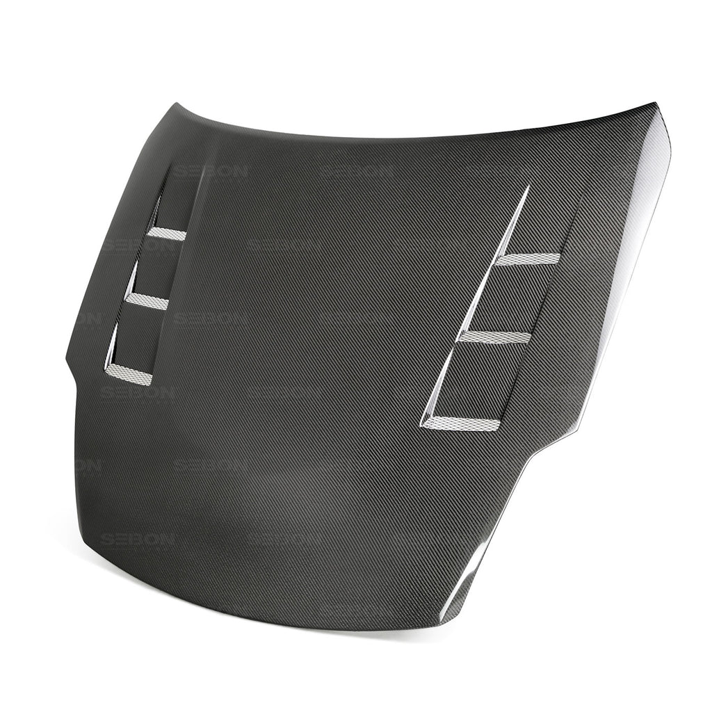 Seibon Carbon HD0708NS350-TS TS-style Carbon Fiber Hood For 2007-2008 Nissan 350Z (also Fits 2003-2006 Models)