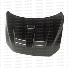 Load image into Gallery viewer, Seibon Carbon HD0809MITLAN-DV DV-style Carbon Fiber Hood For 2008-2009 Mitsubishi Lancer