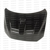 Seibon Carbon HD0809MITLAN-DV DV-style Carbon Fiber Hood For 2008-2009 Mitsubishi Lancer