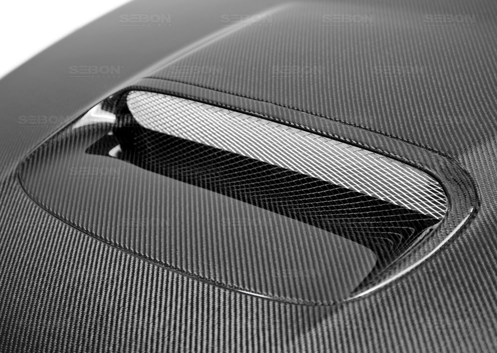 Seibon Carbon HD0809SBIMP-OE OEM-style Carbon Fiber Hood For 2008-2014 Subaru WRX/STi