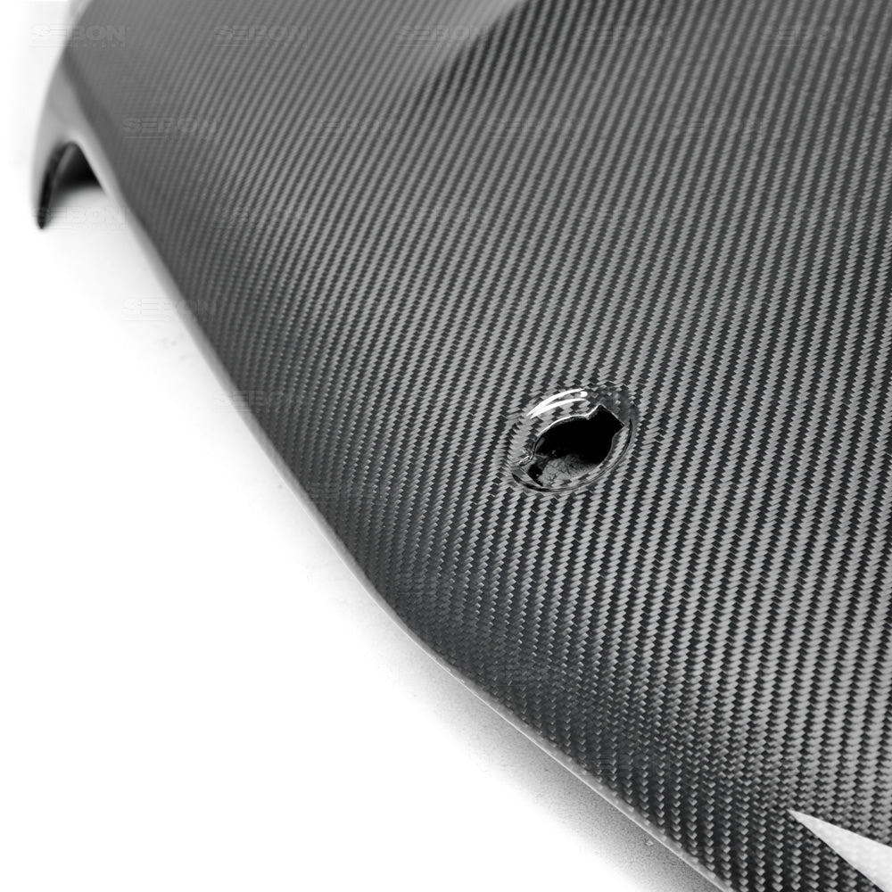 Seibon Carbon HD1112MBW204-GT GT-style Carbon Fiber Hood For 2012-2014 Mercedes Benz C-class (Does Not Fit C-63)