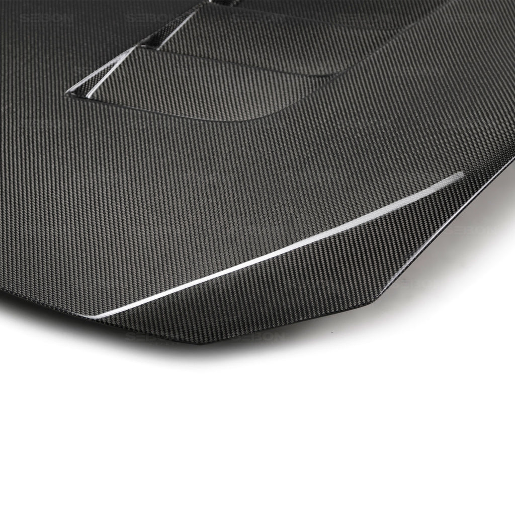 Seibon Carbon HD1213SCNFRS-TS TS-style Carbon Fiber Hood For 2013-2020 Scion FRS / Toyota 86 / Subaru BRZ