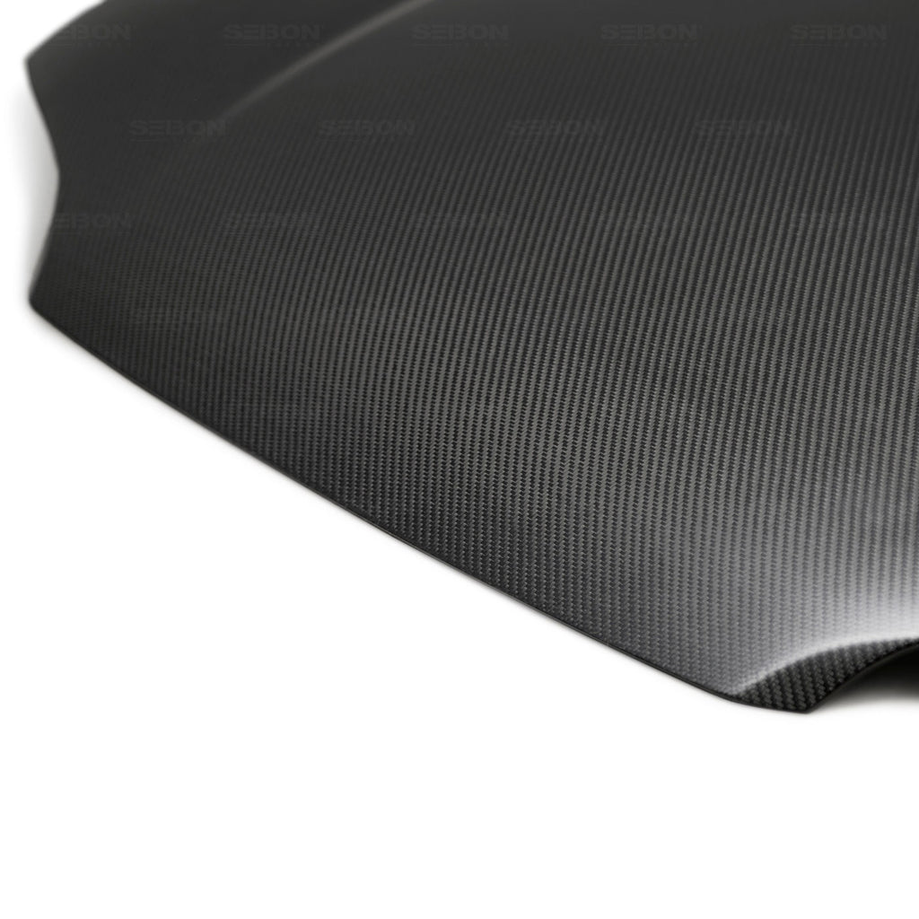 Seibon Carbon HD9295HDCV2D-OE-DRY OEM-style Dry Carbon Fiber Hood For 1992-1995 Honda Civic 2DR/3DR *All Dry Carbon Products Are Matte Finish