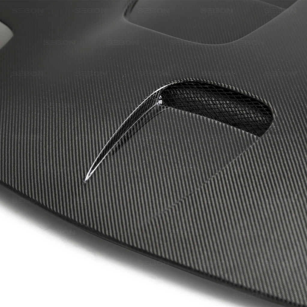 Seibon Carbon HD9396MZRX7-ST ST-style Carbon Fiber Hood For 1993-2002 Mazda RX-7