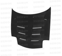 Load image into Gallery viewer, Seibon Carbon HD9396MZRX7-TS TS-style Carbon Fiber Hood For 1993-2002 Mazda RX-7