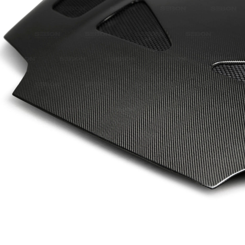 Seibon Carbon HD9398TYSUP-TR TR-style Carbon Fiber Hood For 1993-1998 Toyota Supra