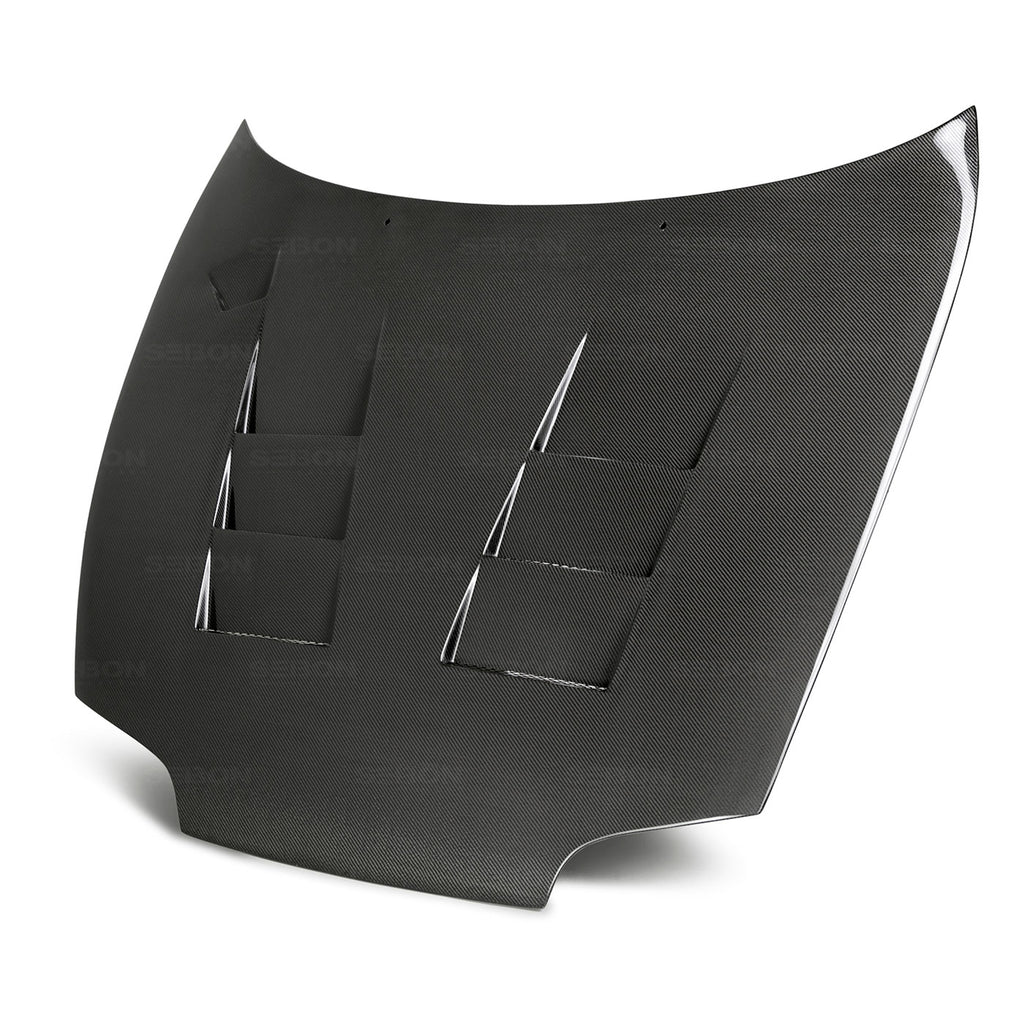 Seibon Carbon HD9398TYSUP-TS TS-style Carbon Fiber Hood For 1993-1998 Toyota Supra