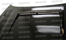 Load image into Gallery viewer, Seibon Carbon HD9498MITGT-DVII DVII-style Carbon Fiber Hood For 1994-1998 Mitsubishi 3000GT