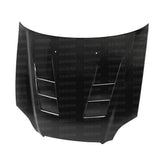 Seibon Carbon HD9698HDCV-TS TS-style Carbon Fiber Hood For 1996-1998 Honda Civic