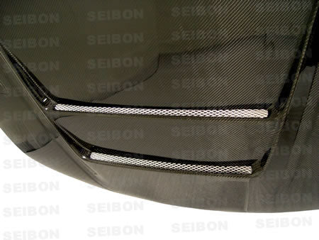 Seibon Carbon HD9901NSS15-DVII DVII-style Carbon Fiber Hood For 1999-2001 Nissan S15