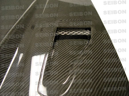 Seibon Carbon HD9901NSS15-DVII DVII-style Carbon Fiber Hood For 1999-2001 Nissan S15