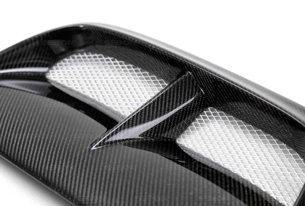 Seibon Carbon HDS0405SBIMP-CW CW-style Carbon Fiber Hood Scoop For 2004-2005 Subaru Impreza/WRX