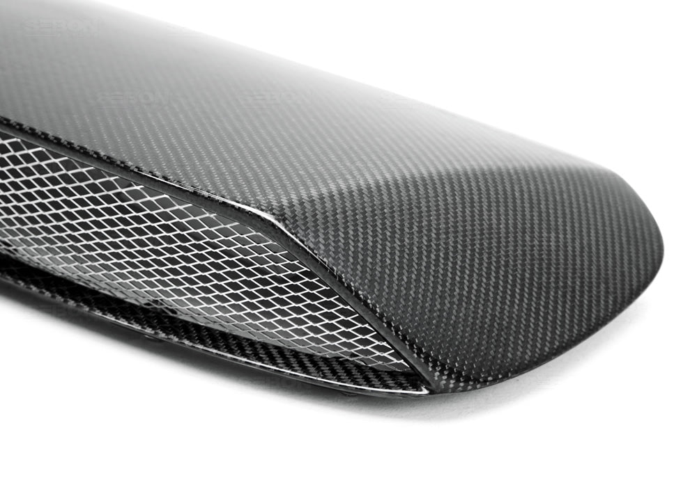 Seibon Carbon HDS0809SBIMP-STI STI-style Carbon Fiber Hood Scoop For 2008-2014 Subaru WRX/STi