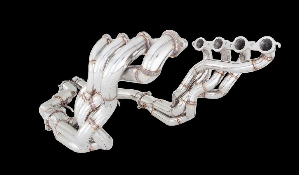 Chev SS/ Pontiac G8 GT 6.0L & GXP 2008-17 Camaro 6.2L 2008- Stainless Steel 1"3/4" Primary Size 4 Into 1 Long Tube Header With 100cpsi High Flow Metallic Cat-Converters; Exhaust Header