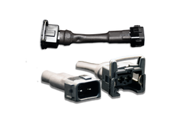 Set of 6 Jetronic/EV1 (female) to Honda OBD2 (male) injector plug adaptors (padpjtoh6)