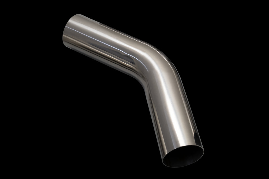 Mandrel Bend? 304SS Polished 4"? 45 Degree 1.5D 6" Leg