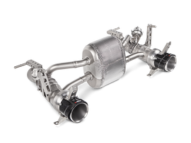 Akrapovic 2016-2019 Ferrari Slip-On Line (Titanium)