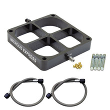Load image into Gallery viewer, Nitrous Express Single Entry Crossbar 8500 Based Throttle Body Plate Conversion
