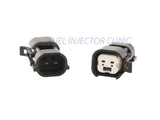 Set of 4 US Car/EV6 Hard (female) to Denso (male) injector plug adaptors (padputod4)