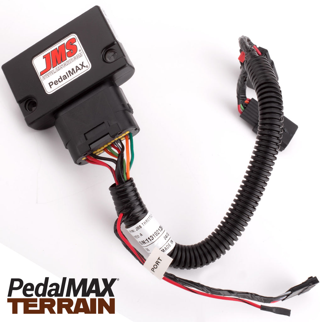 PedalMAX Terrain Drive By Wire Throttle Enhancement Device - Plug And Play With 2004 - 2010 GM And Hummer Trucks - Includes Control Knob.