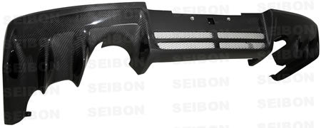 Seibon Carbon RD0809MITEVOX-OE OEM-style Carbon Fiber Rear Diffuser For 2008-2015 Mitsubishi Lancer EVO X