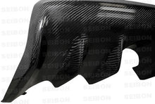 Load image into Gallery viewer, Seibon Carbon RD0809MITEVOX-OE OEM-style Carbon Fiber Rear Diffuser For 2008-2015 Mitsubishi Lancer EVO X