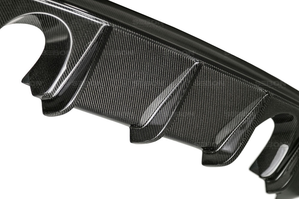 Seibon Carbon RD16FDFO-OE Carbon Fiber Rear Diffuser For 2016-2018 Ford Focus RS