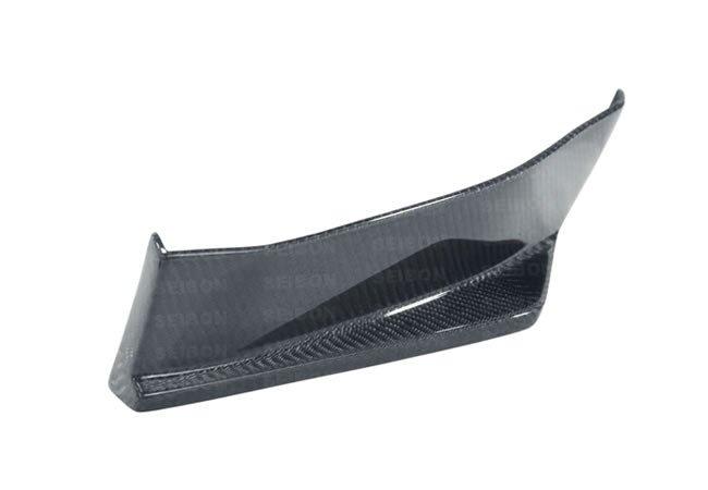 Seibon Carbon RL1213SCNFRS-KC KC-style Carbon Fiber Rear Lip For 2013-2016 Scion FRS / 2017-2020 Toyota 86 / 2013-2020 Subaru BRZ