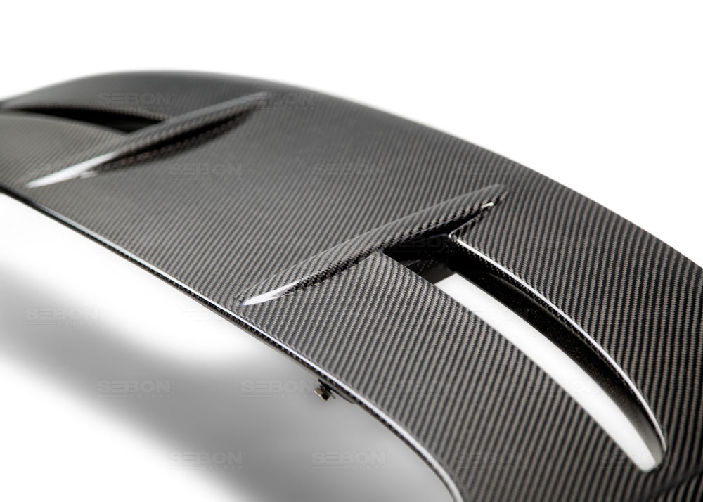 Seibon Carbon RS14FDFI-ST ST-style Carbon Fiber Rear Spoiler For 2011-2015 Ford Fiesta Hatchback