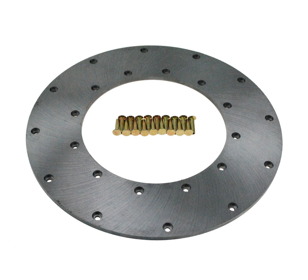 Flywheel Heatshield:18 Rivet Pattern 10.5" O.D. .140" Thick