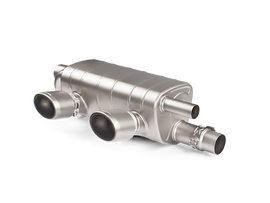 Akrapovic 2016-2019 Porsche Slip-On Line (Titanium) - For OE Non Sport Exhaust