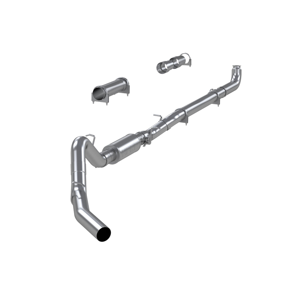 MBRP Exhaust 4in. Down Pipe Back; Single Side; Off-Road (includes Front Pipe)