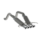 14-19 Corvette MBRP Axle Back Exhaust 3in. Dual Muffler With Quad 4in. Dual Wall Tips T304