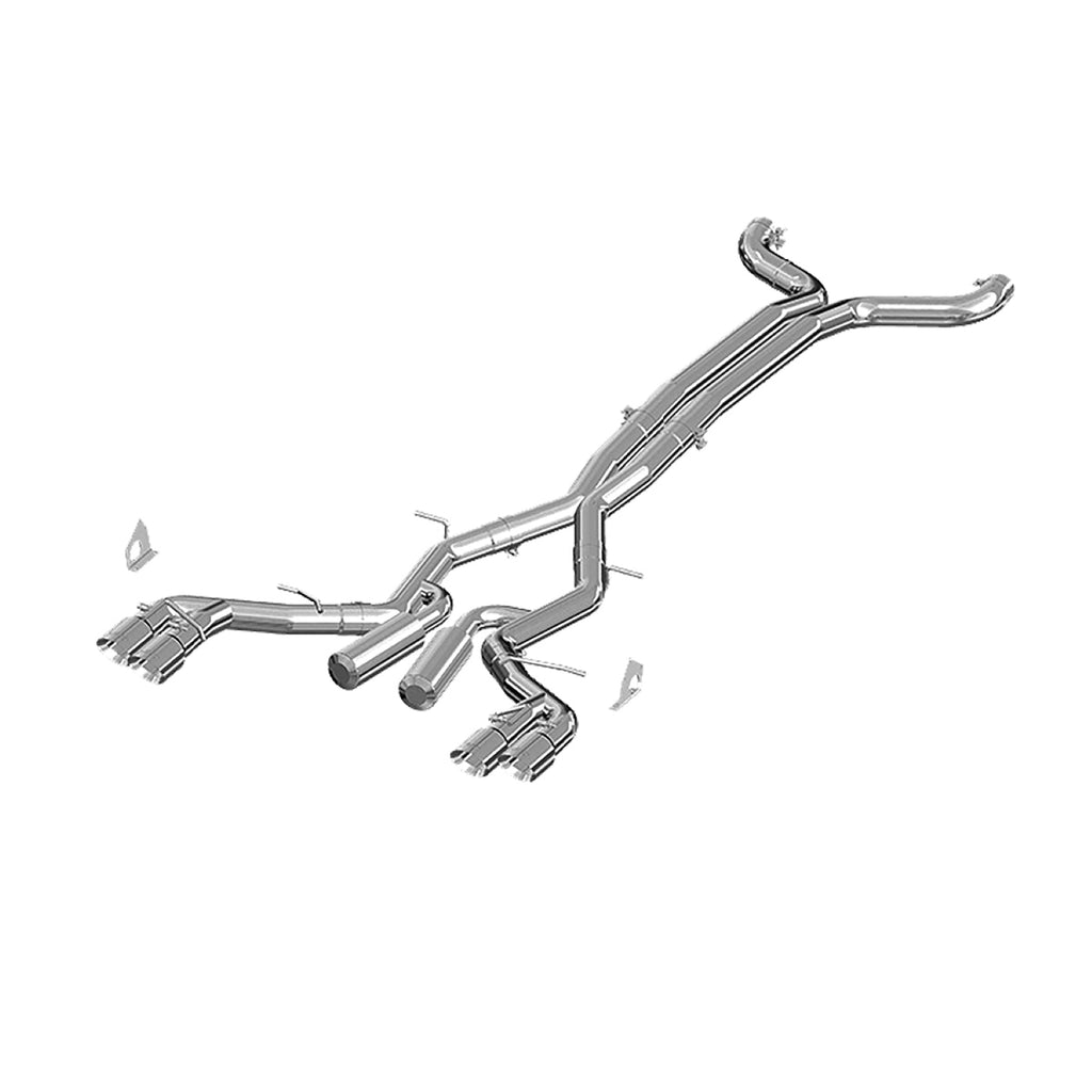 16-24 6 Speed Camaro SS/ZL1 MBRP Cat Back Exhaust 3in. Quad Tips T409 Race Version