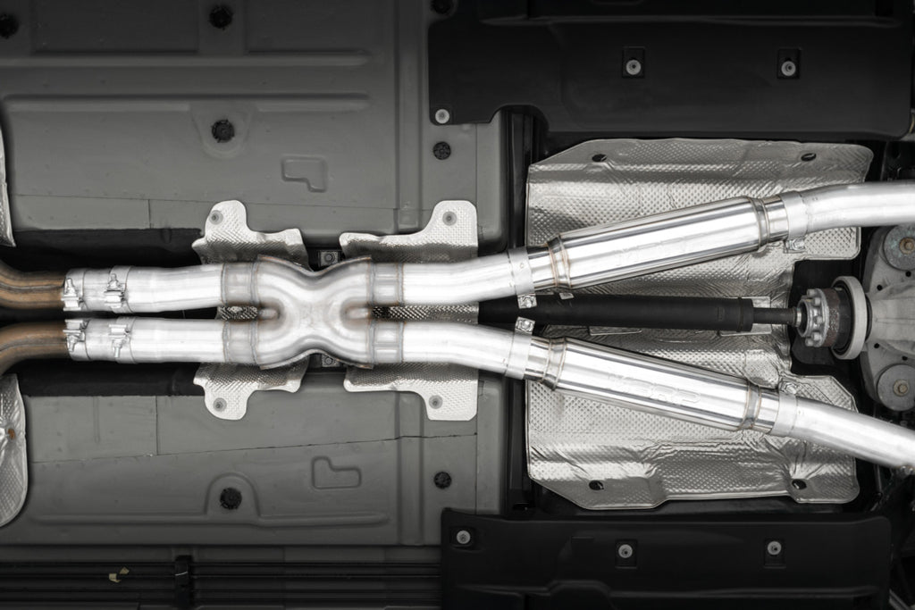 15-23 Challenger 5.7L/6.2L/ 6.4L MBRP Exhaust 3in. Cat Back Quad Tips Street Version