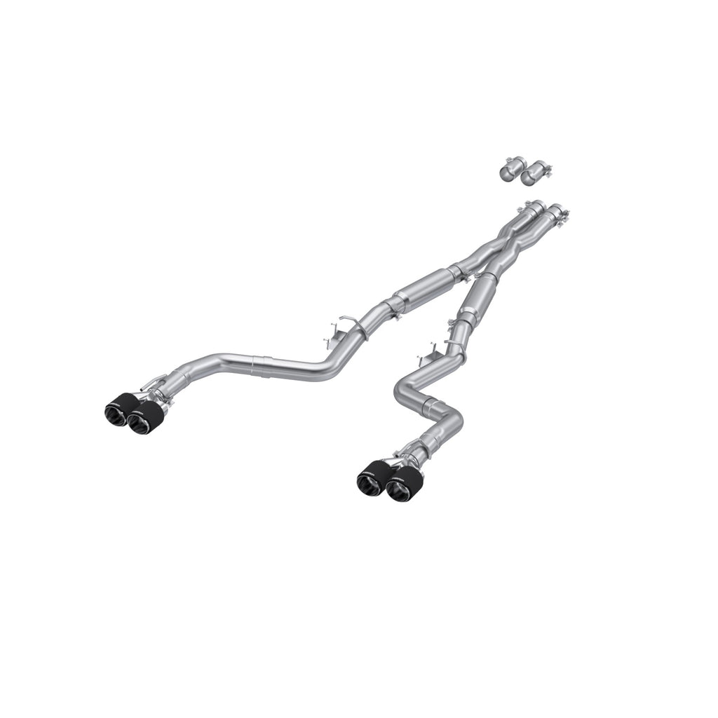 15-23 Challenger 5.7L/6.2L/ 6.4L MBRP Exhaust 3in. Cat Back Quad Tips Street Version