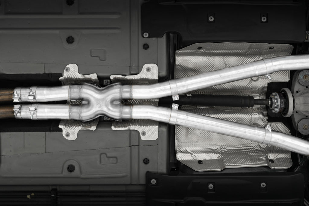 15-23 Challenger 5.7L/6.2L/ 6.4L MBRP Exhaust 3in. Cat Back Quad Tips Race Version