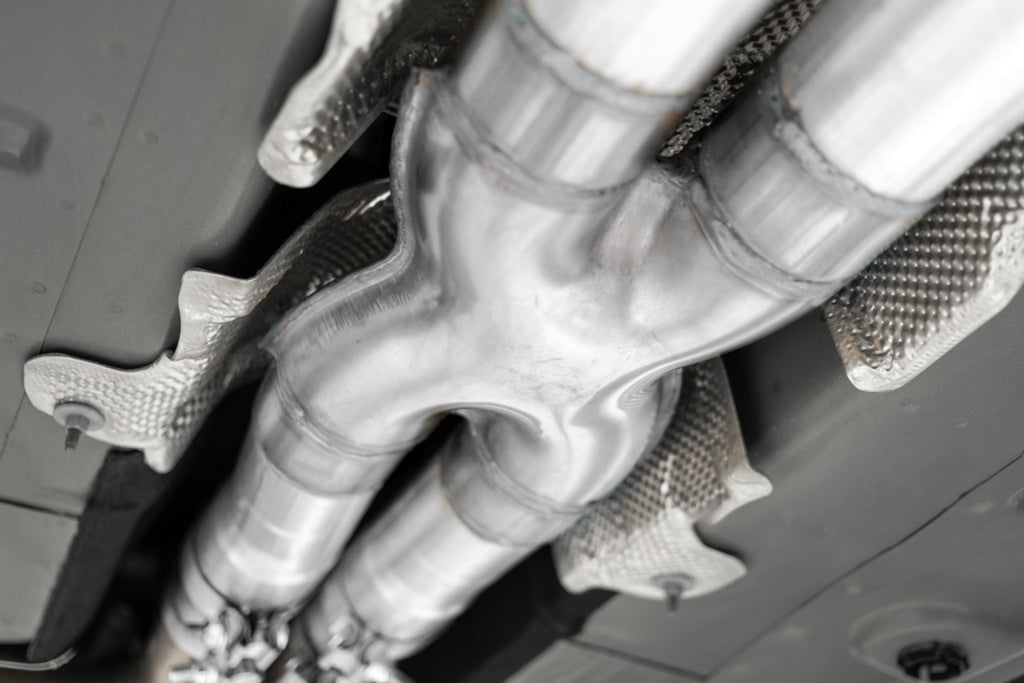 15-23 Challenger 5.7L/6.2L/ 6.4L MBRP Exhaust 3in. Cat Back Quad Tips Race Version