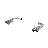 18-23 Mustang GT MBRP Exhaust 2.5in. Axle Back With Quad 4in. Dual Wall Tips; Non Active Exhaust T304