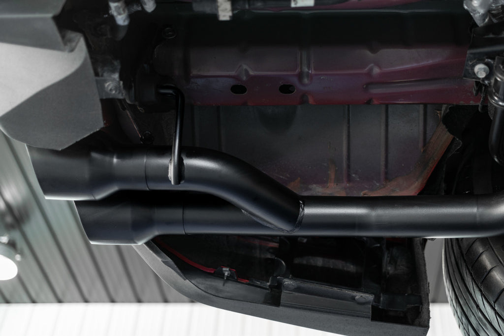 18-23 Mustang GT MBRP Exhaust 2.5in. Axle Back With Quad 4in. Dual Wall Tips; Non Active Exhaust T304
